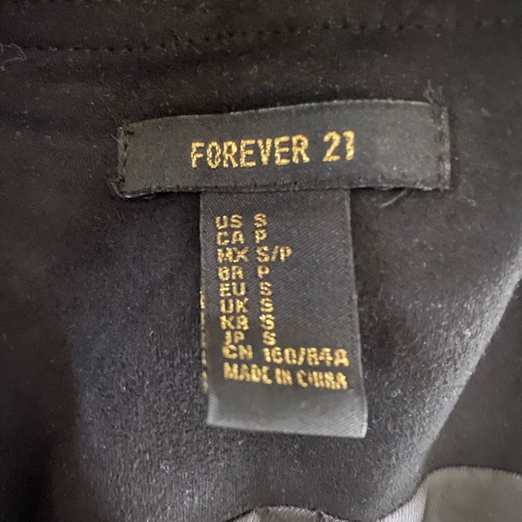 Forever 21 Black Suede Dress NWOT - Picture 6 of 6